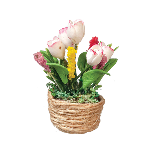 Tulips in Basket